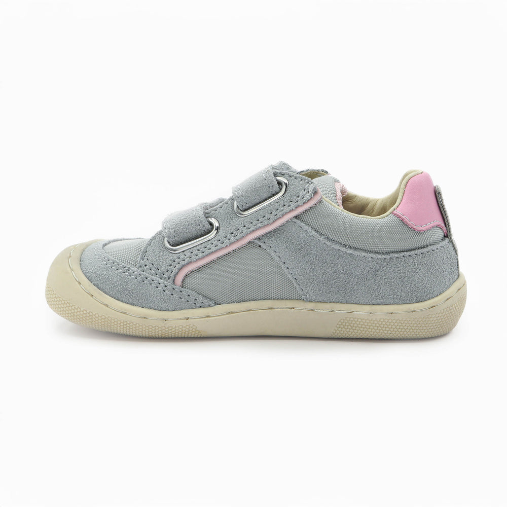 Naturino Barefoot Eksy Grey Pink Happy Pink