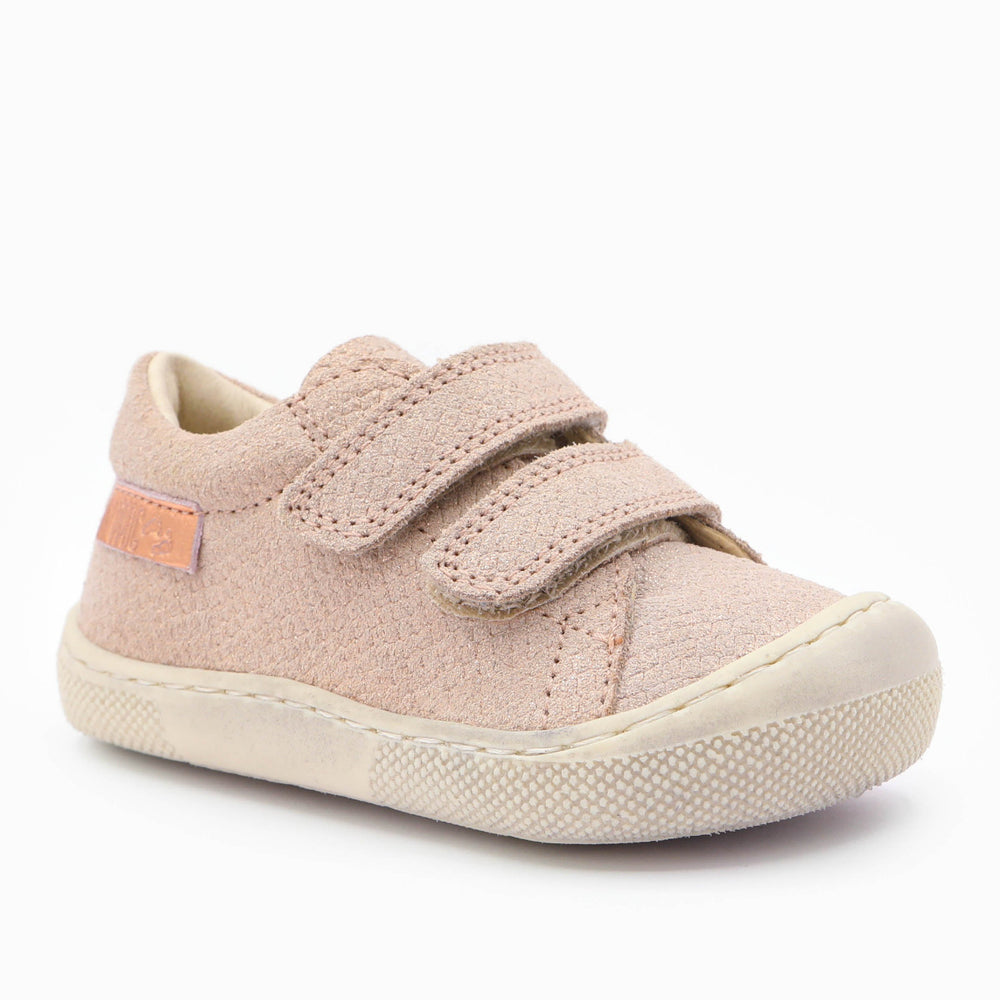 Naturino Barefoot Orec Low Velcros Lizard Met Rose