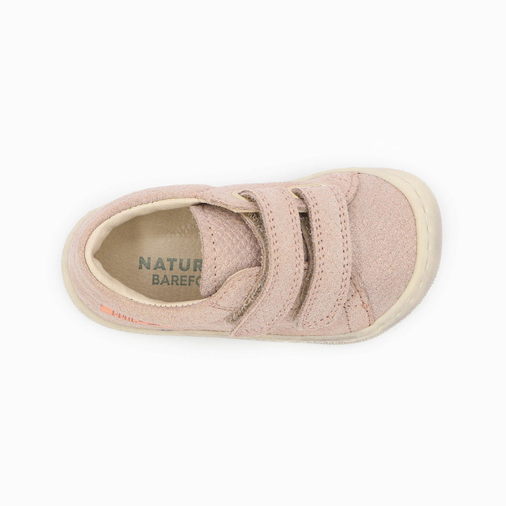 Naturino Barefoot Orec Low Velcros Lizard Met Rose
