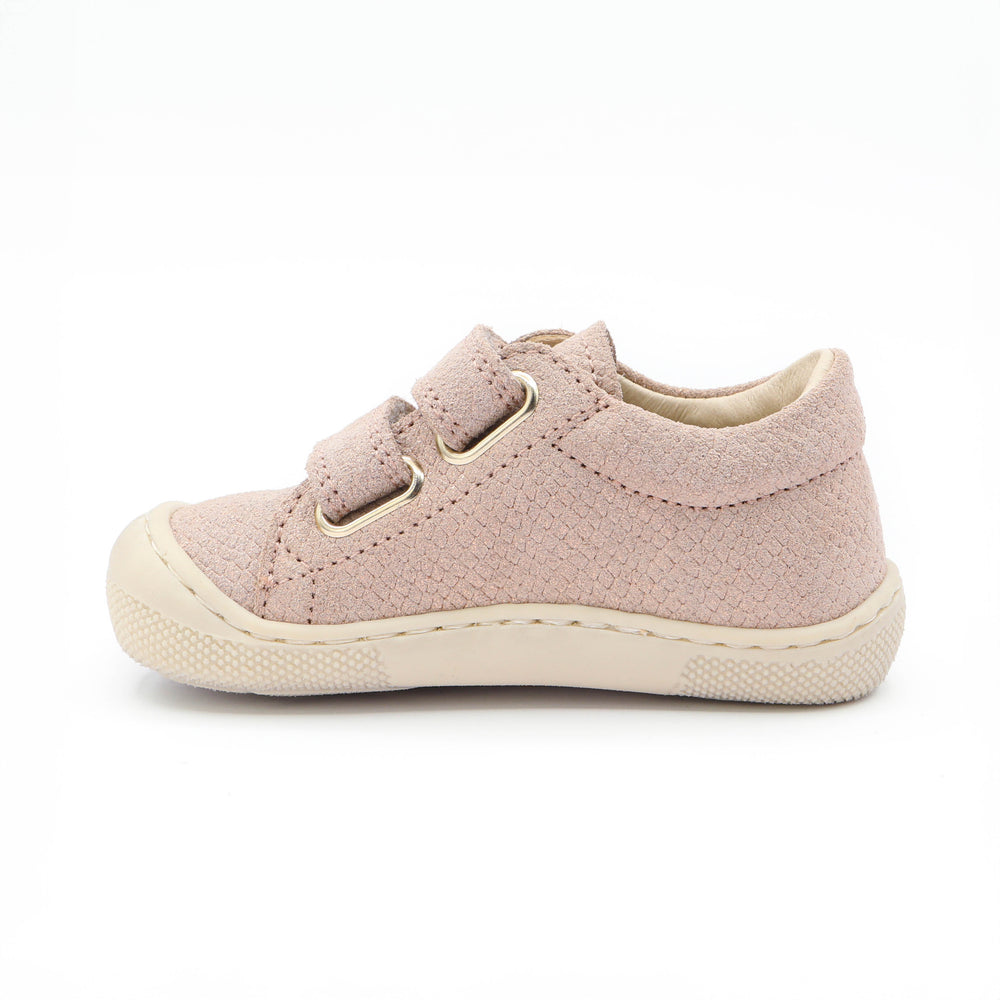 Naturino Barefoot Orec Low Velcros Lizard Met Rose