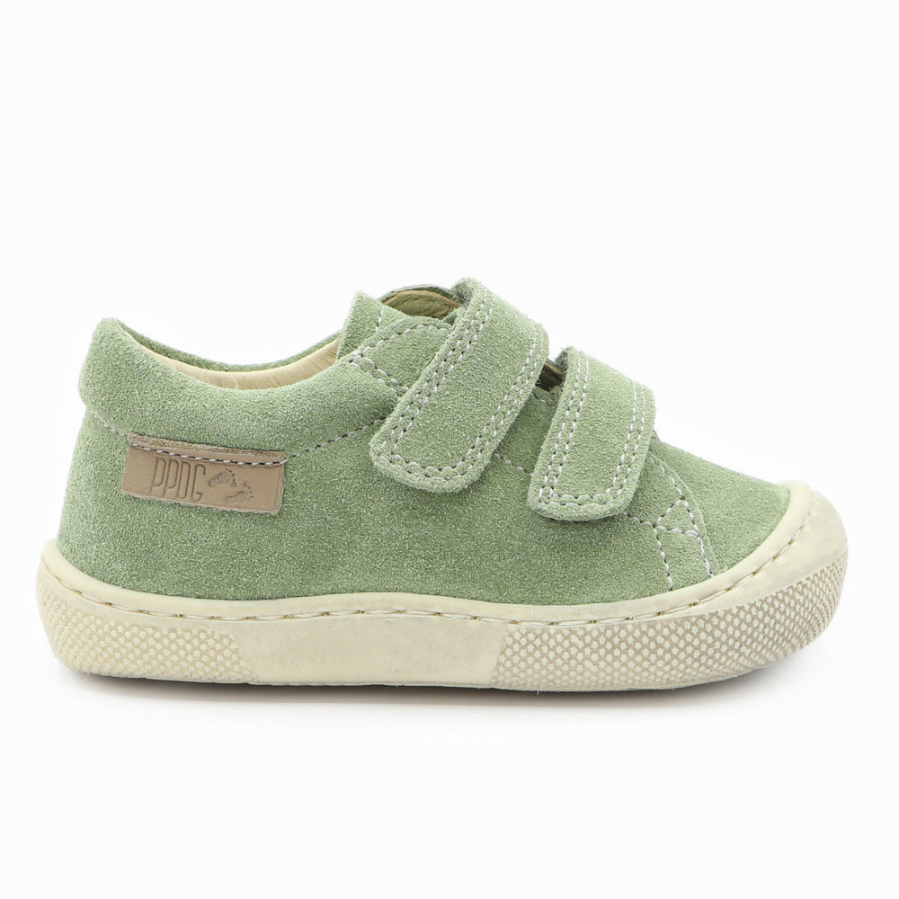 Naturino Barefoot Orec Low Velcros Bone Leaf Grey