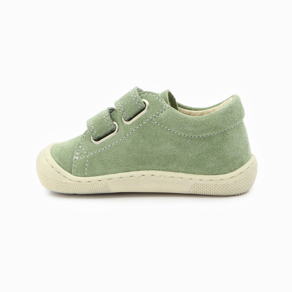 Naturino Barefoot Orec Low Velcros Bone Leaf Grey