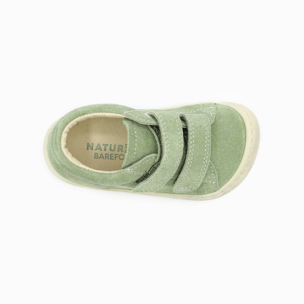 Naturino Barefoot Orec Low Velcros Bone Leaf Grey