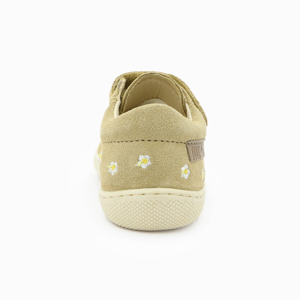 Naturino Barefoot Orec Low Velcros Daisies Sand