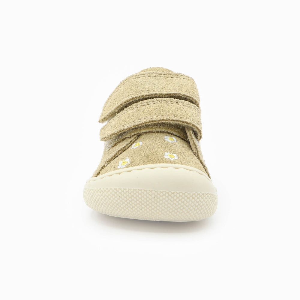 Naturino Barefoot Orec Low Velcros Daisies Sand