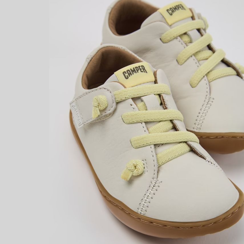 Camper Peu Cami Blanco Amarillo Pastel