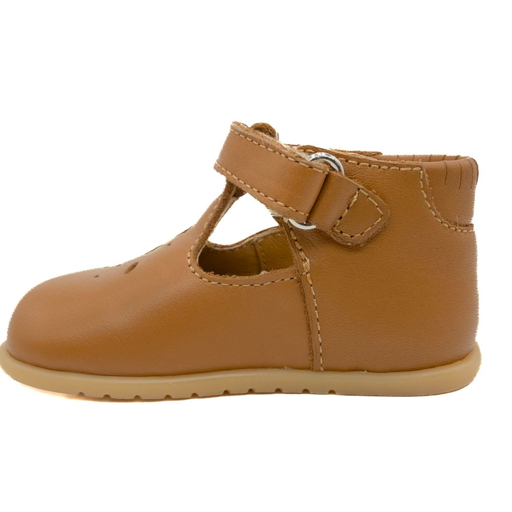 Babybotte Paris Velcros Cognac