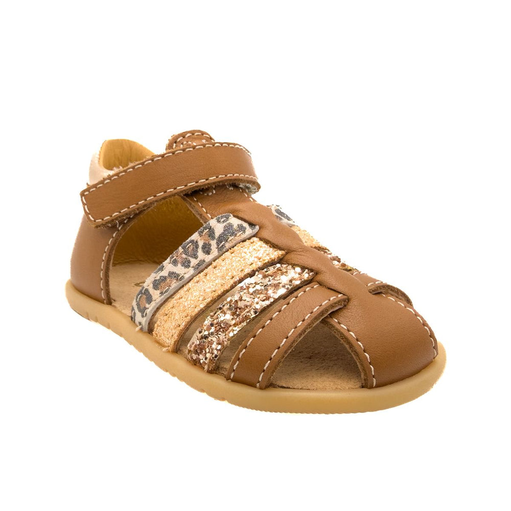 Babybotte Gaufrette Velcros Cognac