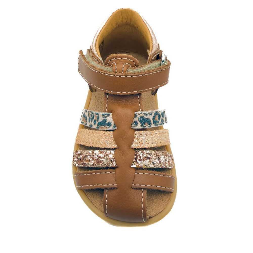 Babybotte Gaufrette Velcros Cognac