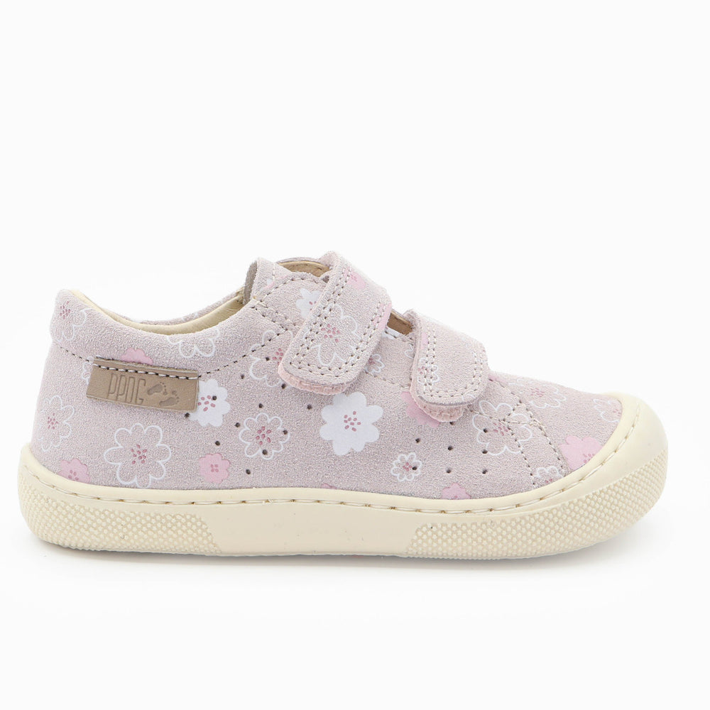 Naturino Barefoot Rabir Velcros Luchy Daisies Cipria