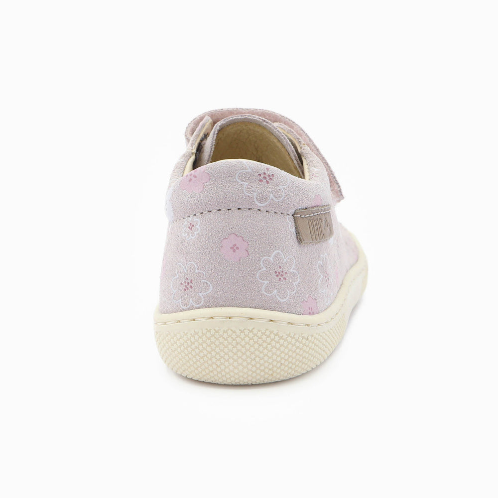 Naturino Barefoot Rabir Velcros Luchy Daisies Cipria