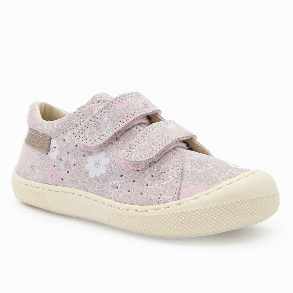 Naturino Barefoot Rabir Velcros Luchy Daisies Cipria