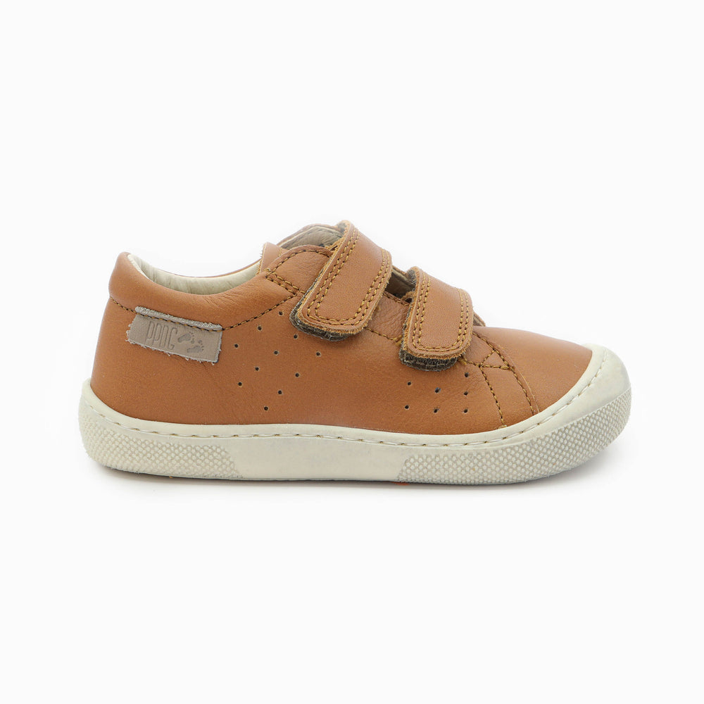 Naturino Barefoot Rabir Velcros Bone Cognac