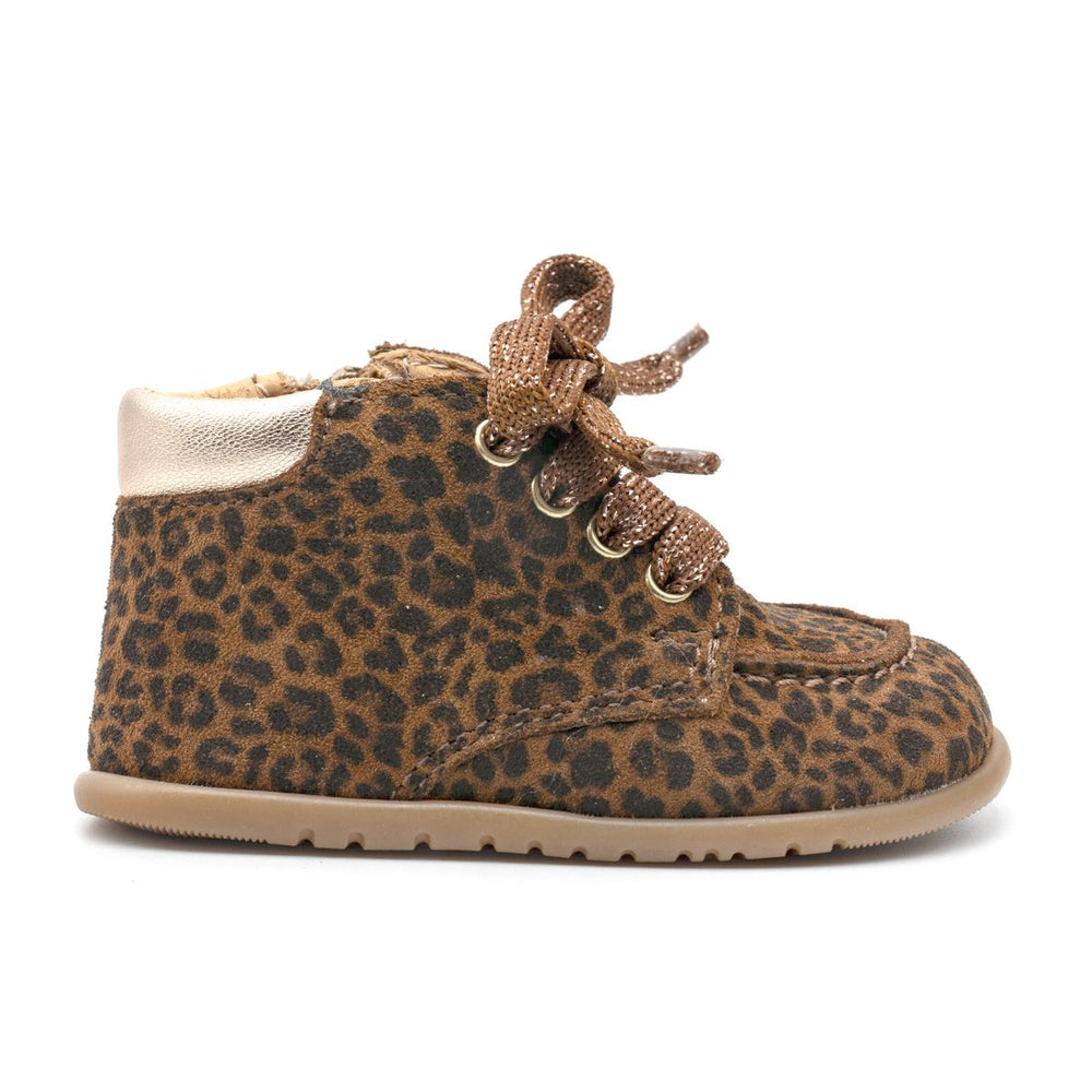 Babybotte barefoot Derbies Zip Leopard