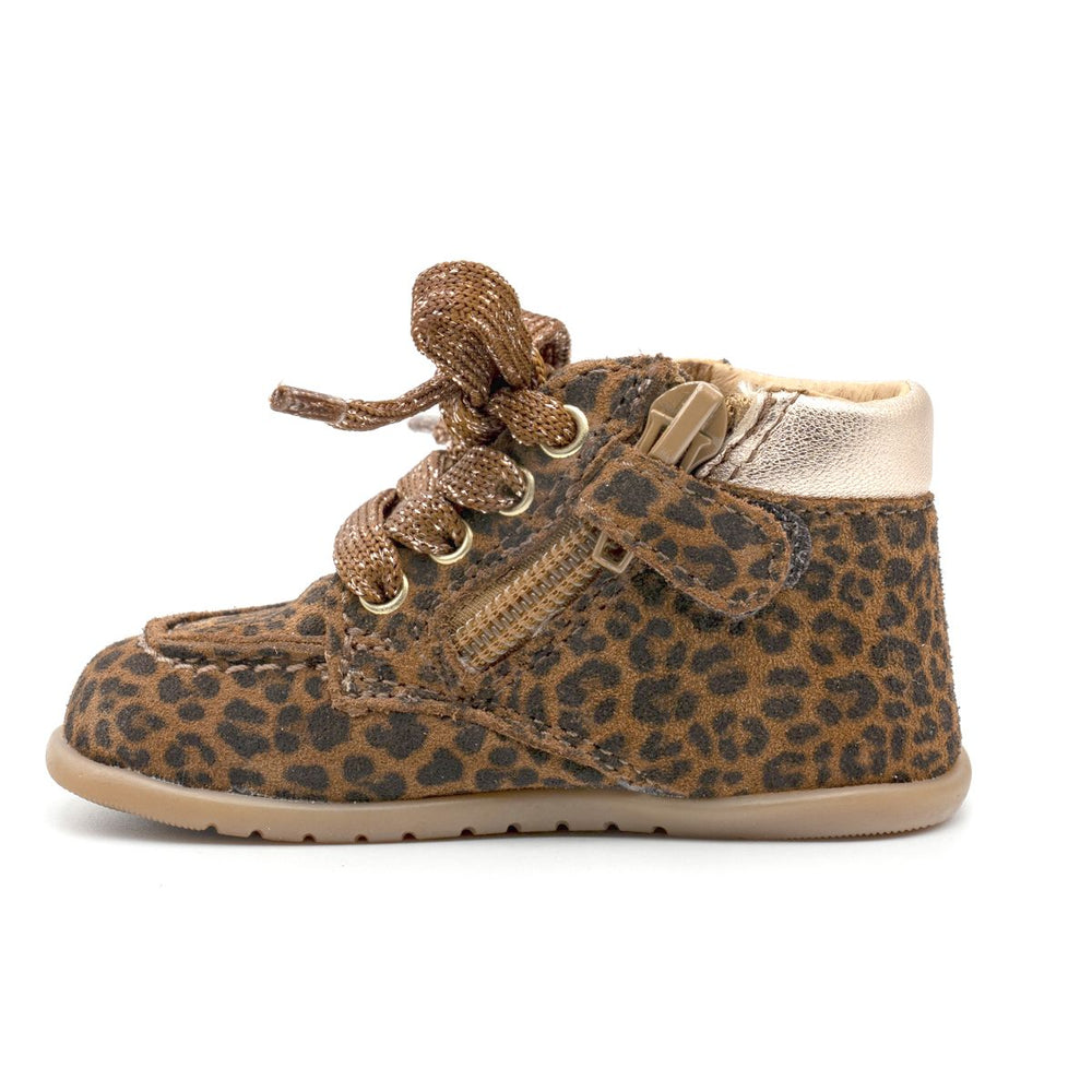 Babybotte barefoot Derbies Zip Leopard