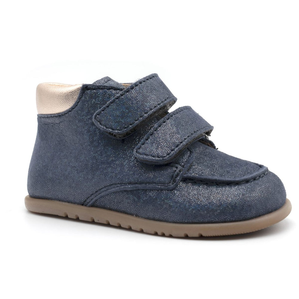 Babybotte barefoot Anatomic Velcro Confetti Blue Paillettes