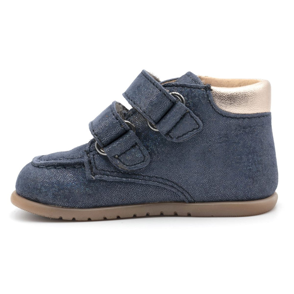 Babybotte barefoot Anatomic Velcro Confetti Blue Paillettes