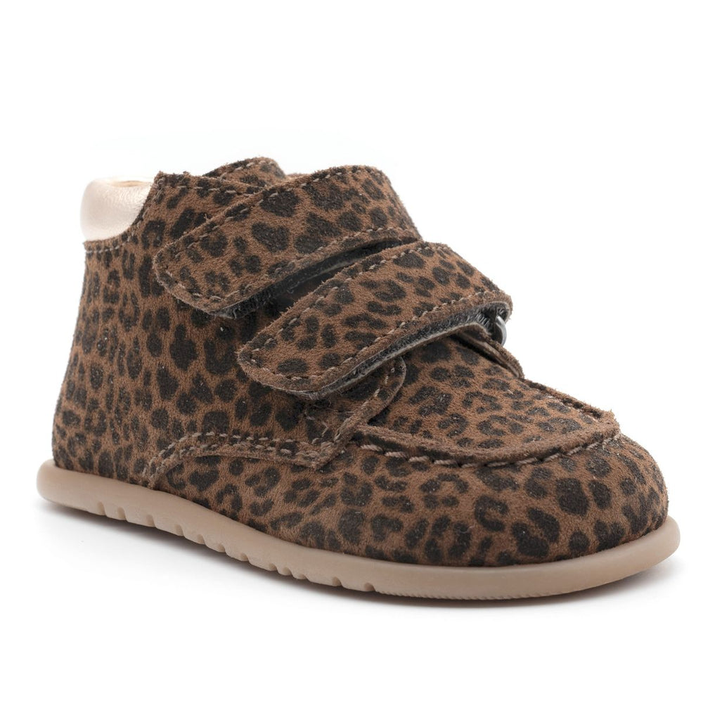Babybotte barefoot Derbies Velcro Leopard