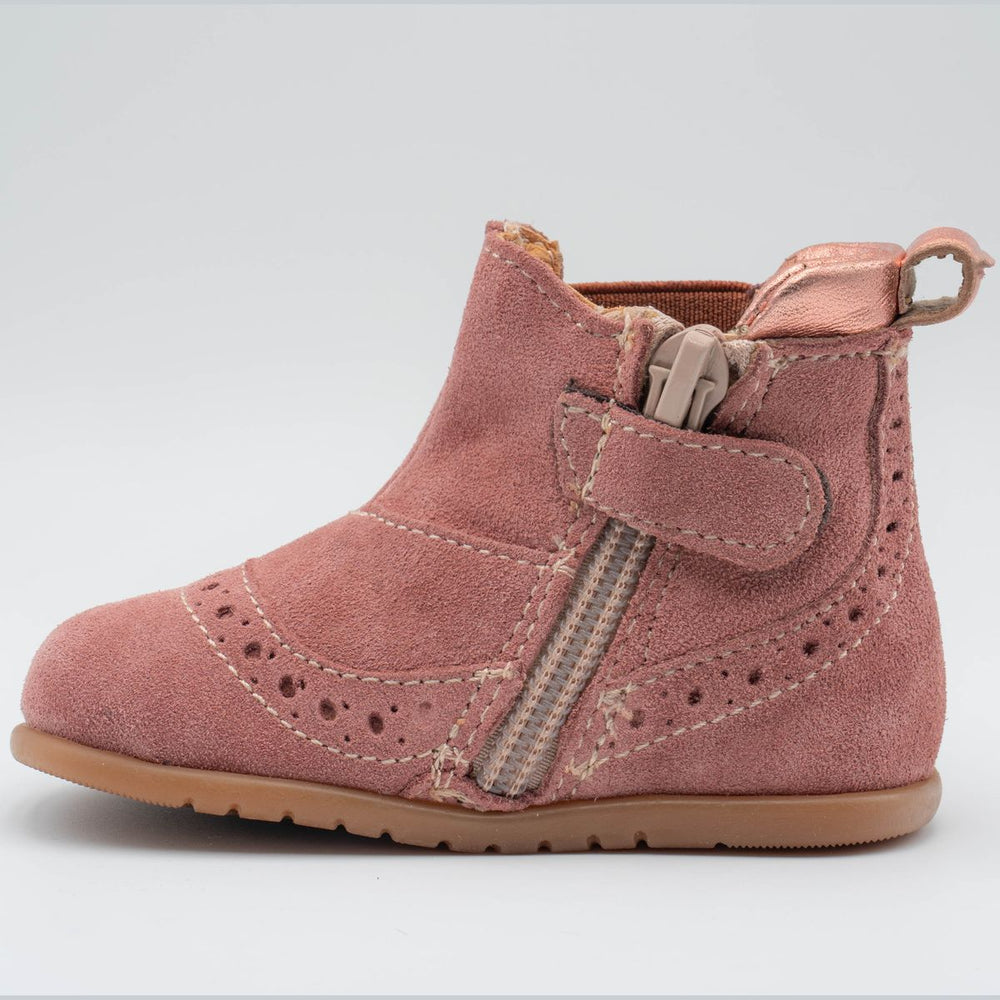 Babybotte barefoot Archic Velour Rosa Antique