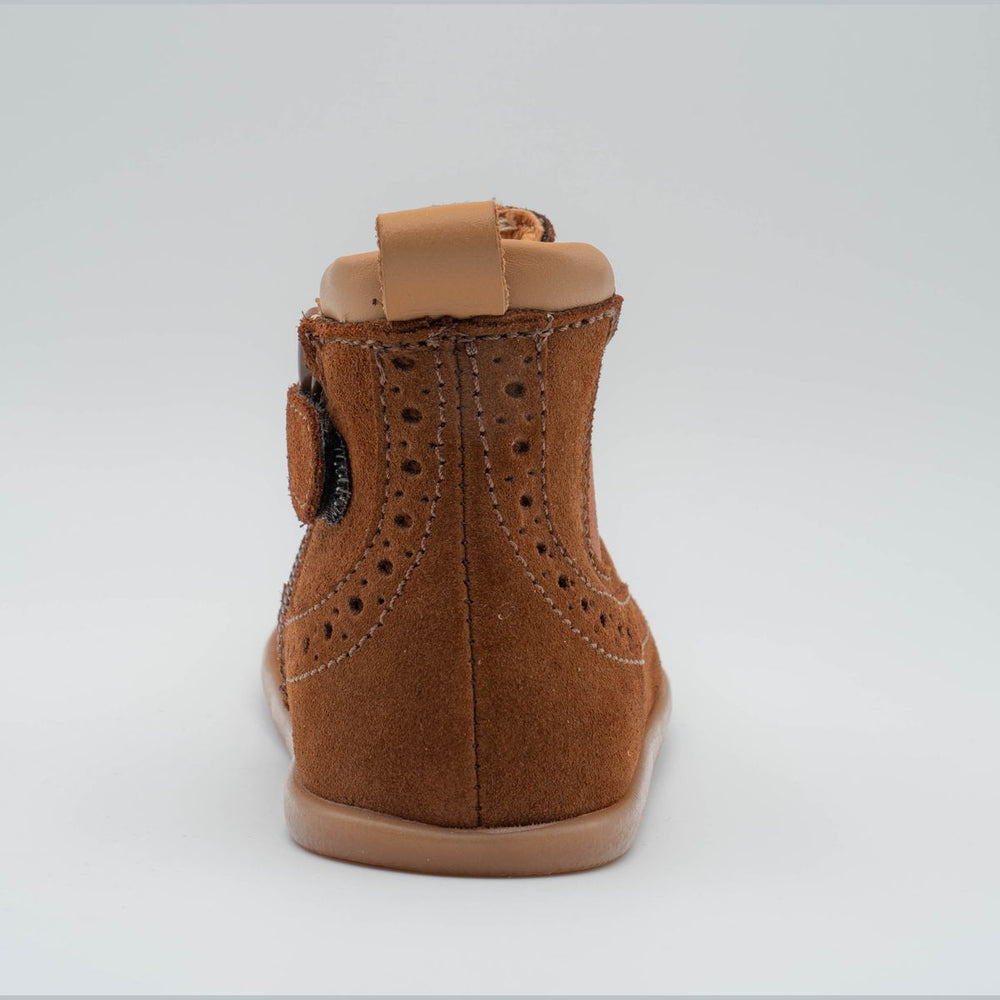 Babybotte barefoot Archic Velour Cuoio