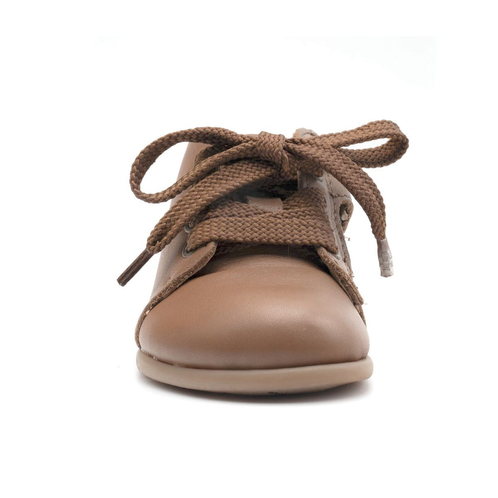 Babybotte barefoot Fredy Zip Texano Cuoio