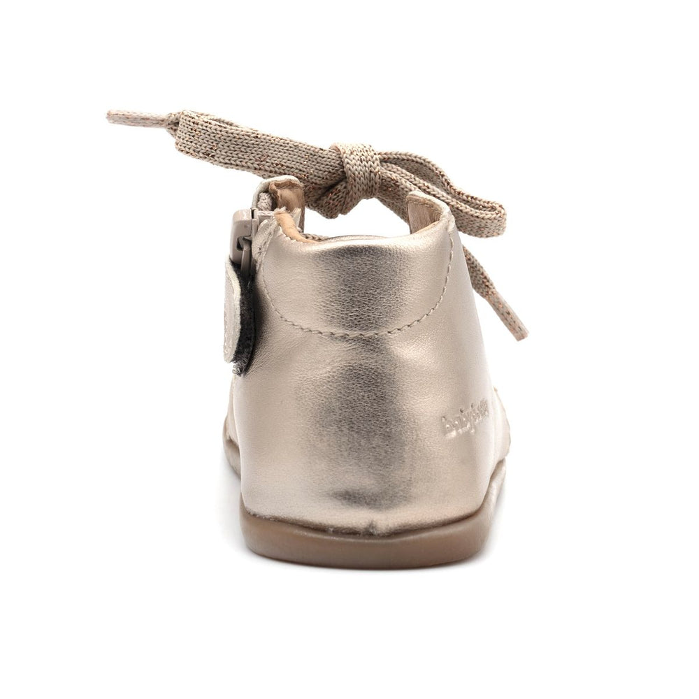 Babybotte barefoot Fredy Zip Laminato Platino