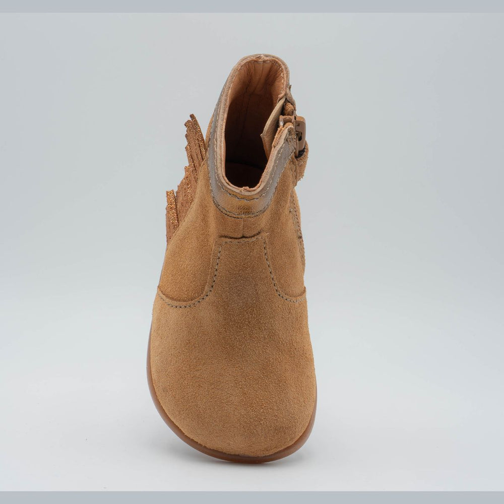 Babybotte barefoot Anoki Boot Franges Velour Nocciola