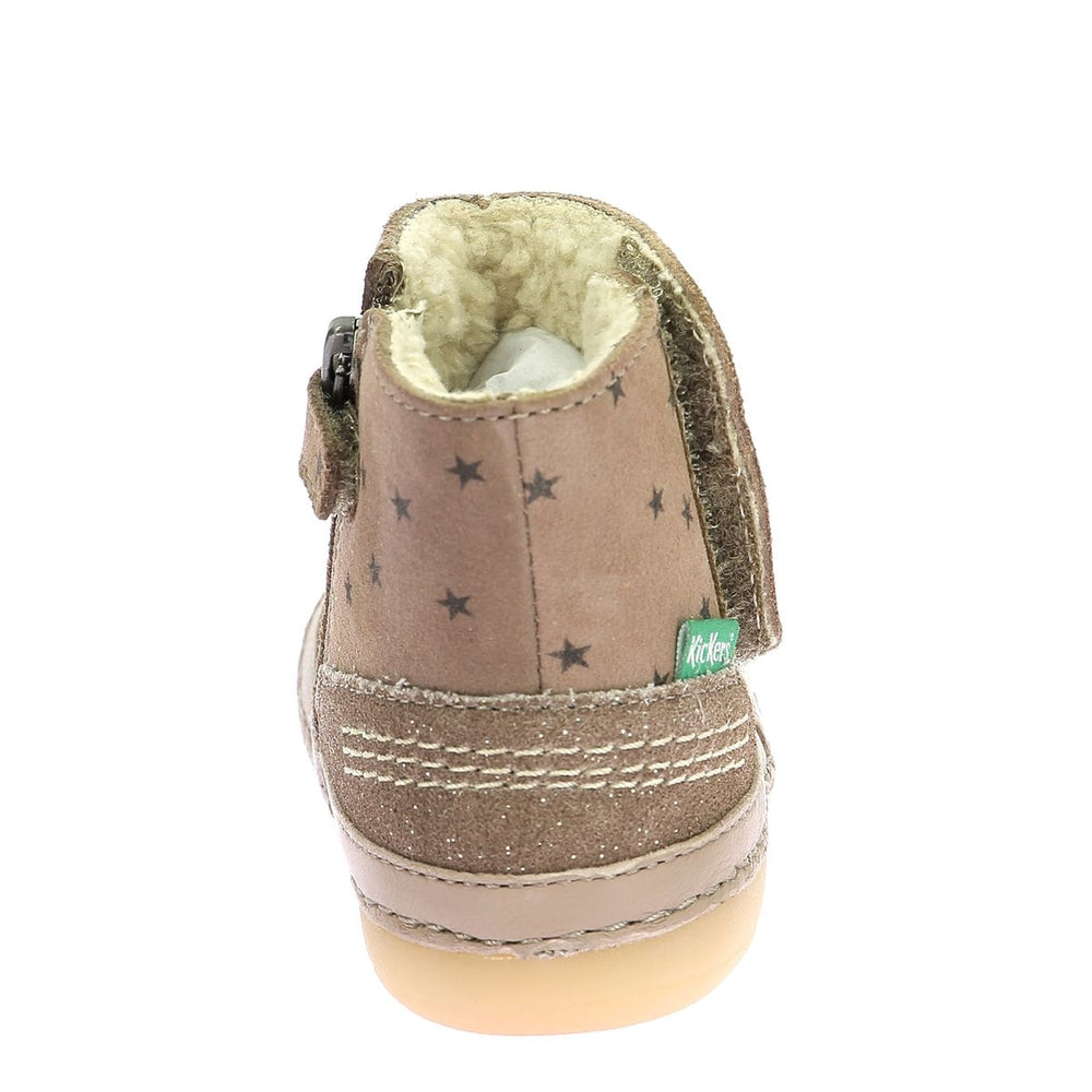 Kickers Sokifaune Botas Beige Estrellas