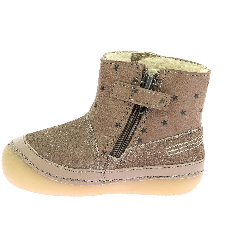 Kickers Sokifaune Botas Beige Estrellas