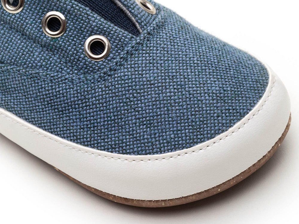 Tip Toey Joey Primeiros  Spicey Azul Cobalto Eco Canvas