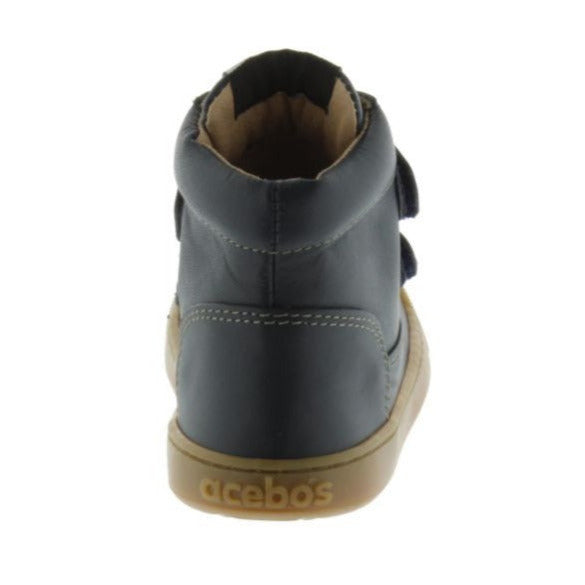 Acebos Barefoot Botin Velcros Marino