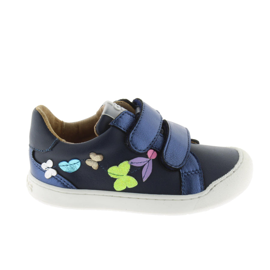 Acebos Barefoot Mariposa Velcros Marino