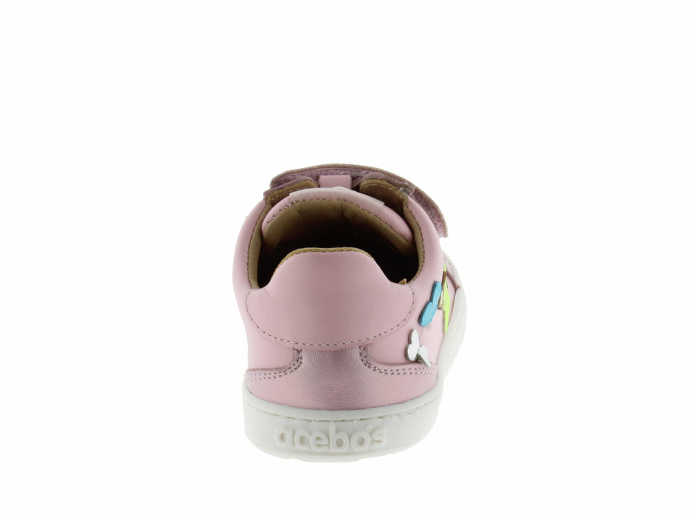 Acebos Barefoot Mariposa Velcros Rosa