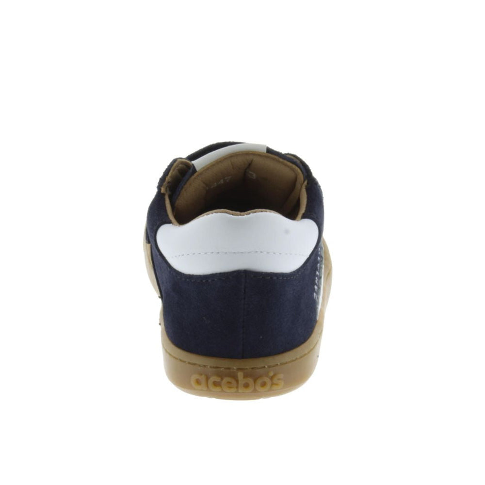 Acebos Barefoot Stripes Velcros Marino