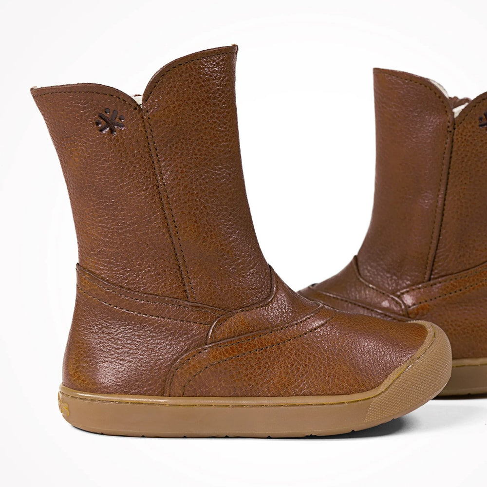 Acebos Barefoot Bota Fourrées Cuero