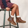 Acebos Barefoot Botin Sparkle Cuero