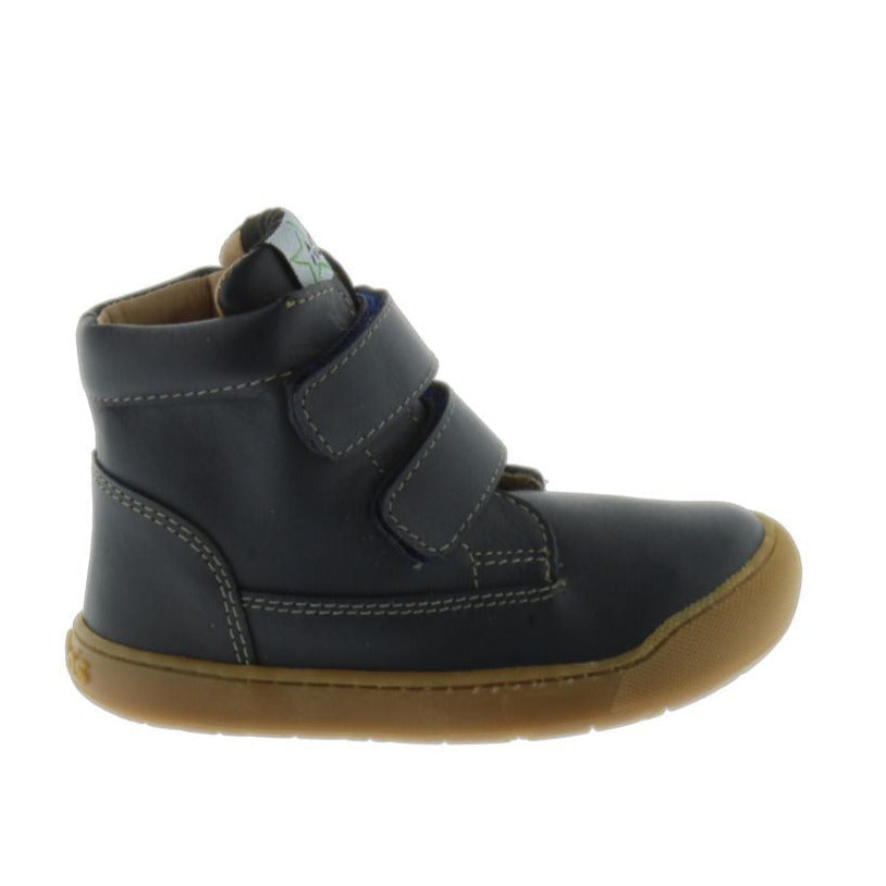 Acebos Barefoot Botin Velcros Marino