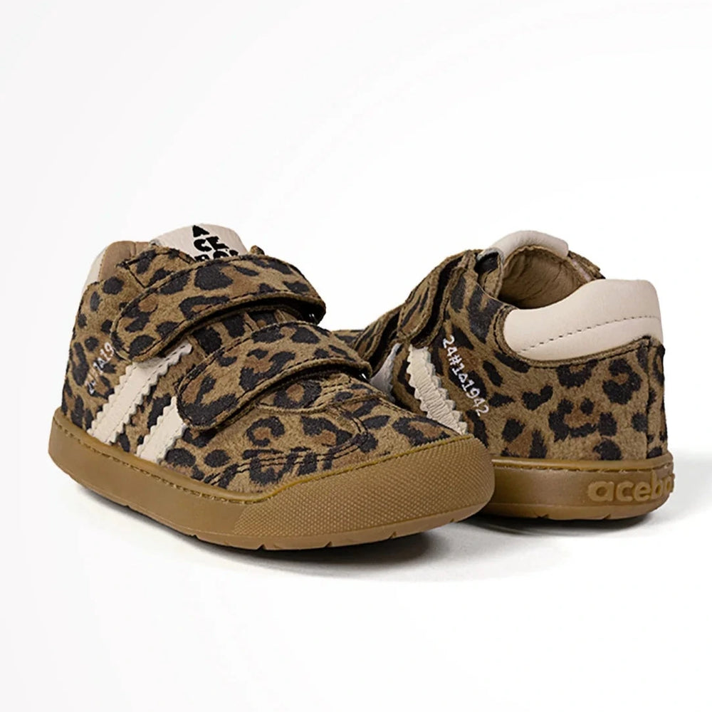 Acebos Barefoot Stripes Velcros Léopard