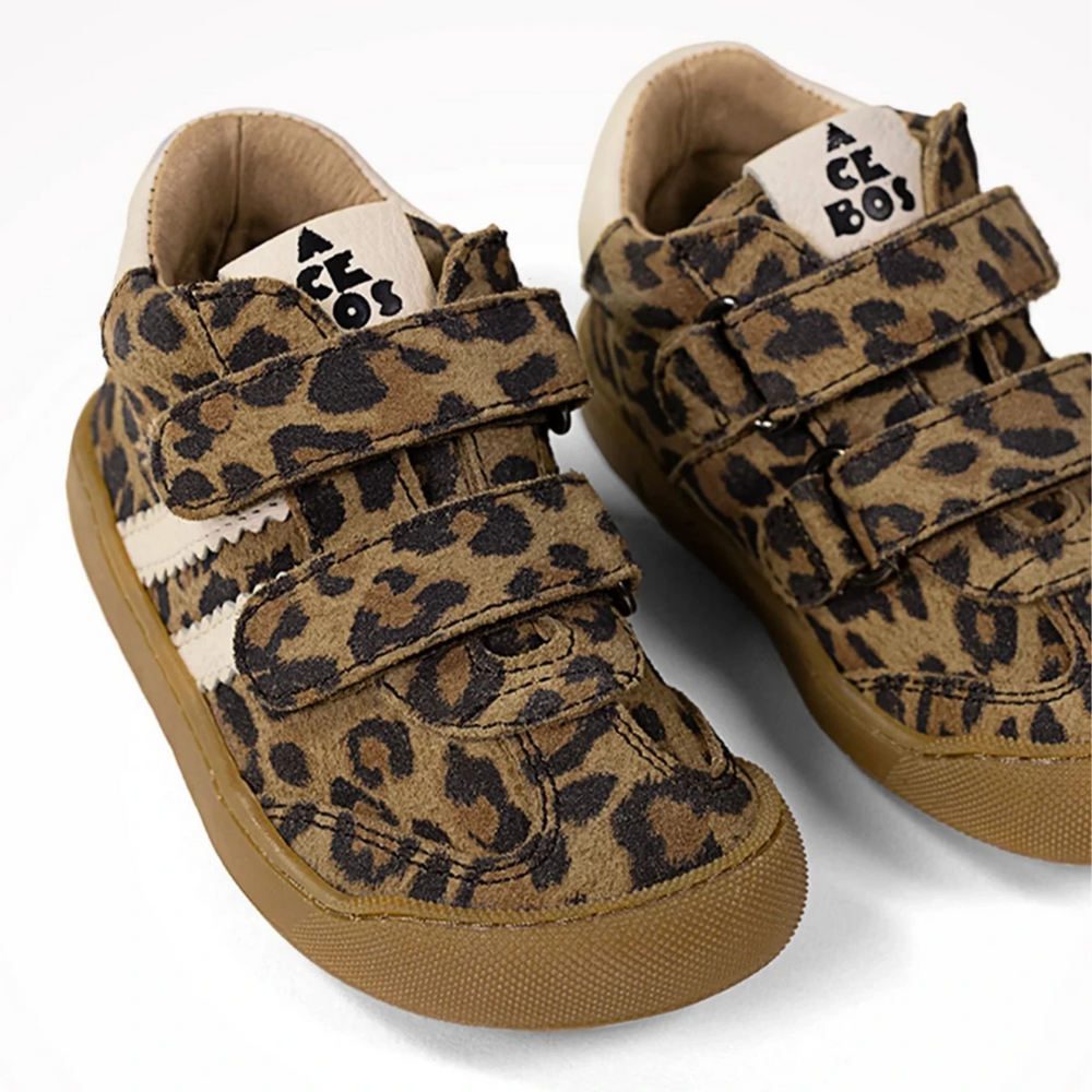 Acebos Barefoot Stripes Velcros Léopard