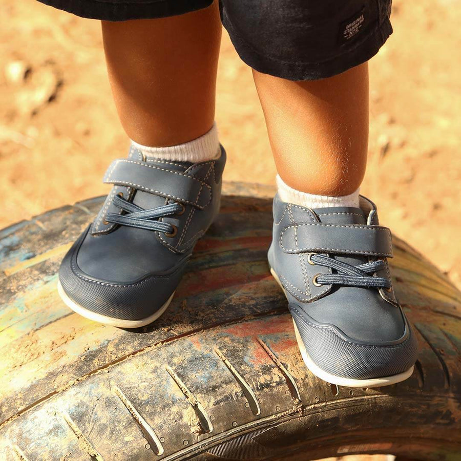 Feroz Feroces Albaida Azul Denim Microfibra Nobuck