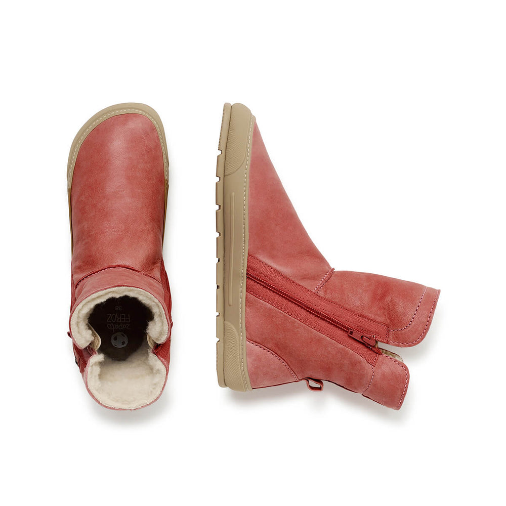 Zapato Feroz Adulte Alcoy Frambuesa Cuir