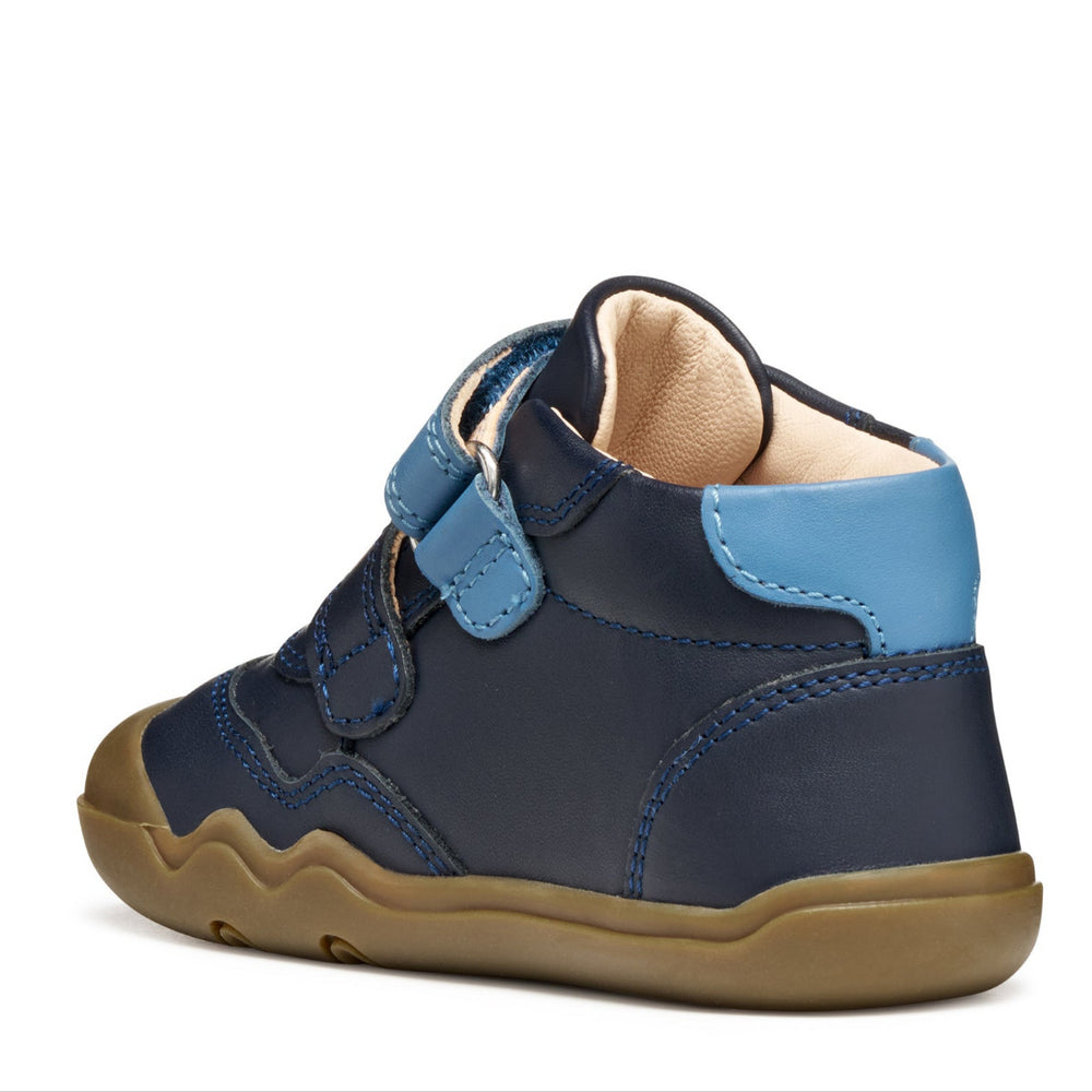 Geox Barefoot Steppieup High Marine ciel