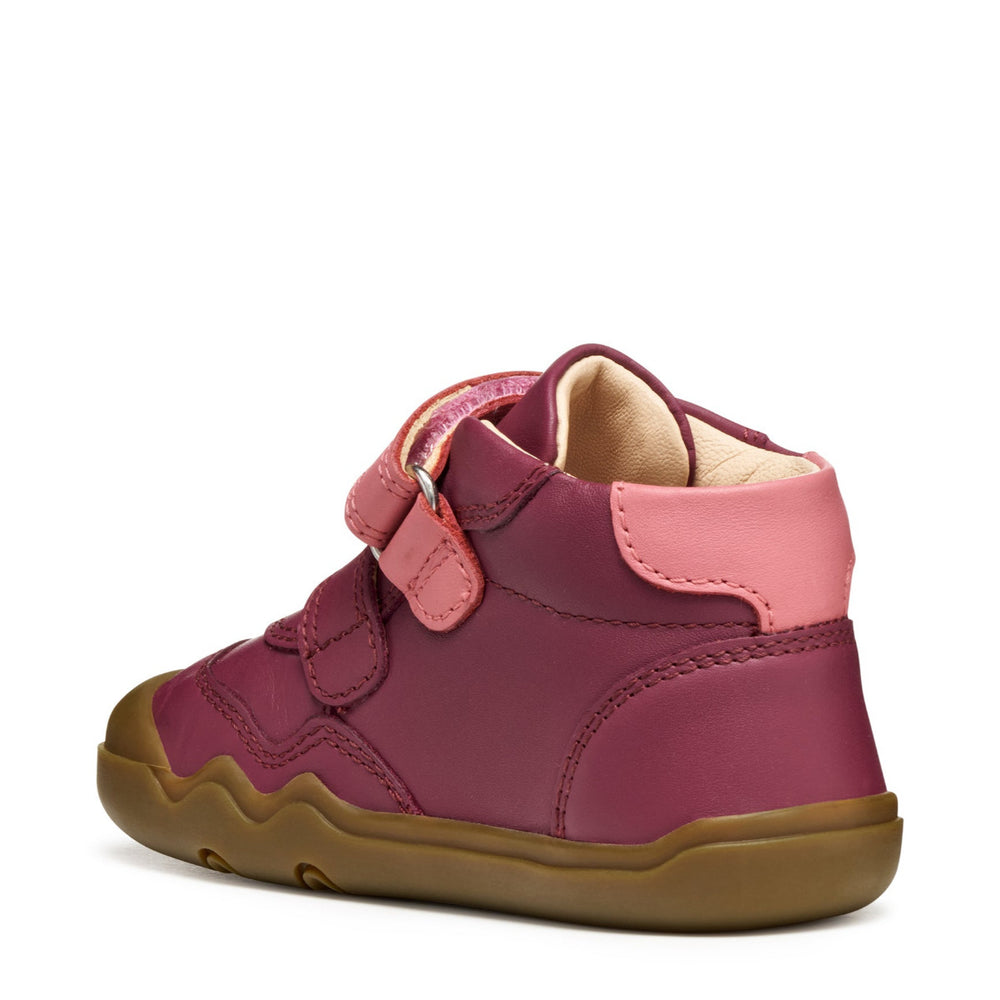 Geox Barefoot Steppieup High Berry Rose