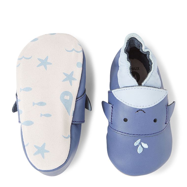 Bobux Pantuflas Whale Blue Indigo