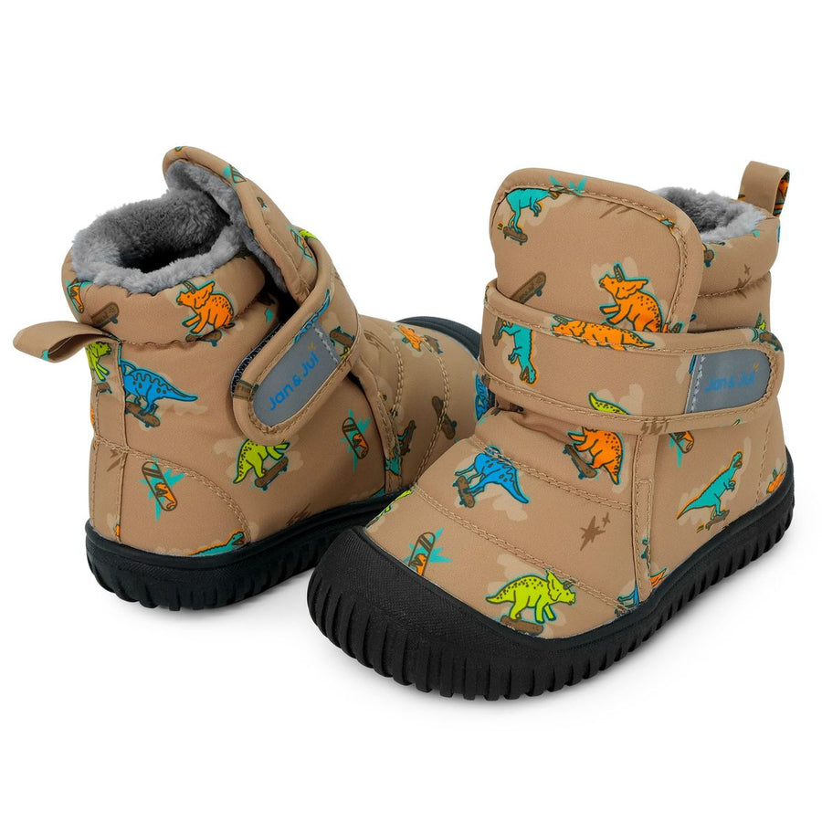 Zapatillas de skate Jan And Jul cálidas y secas, con dinosaurios