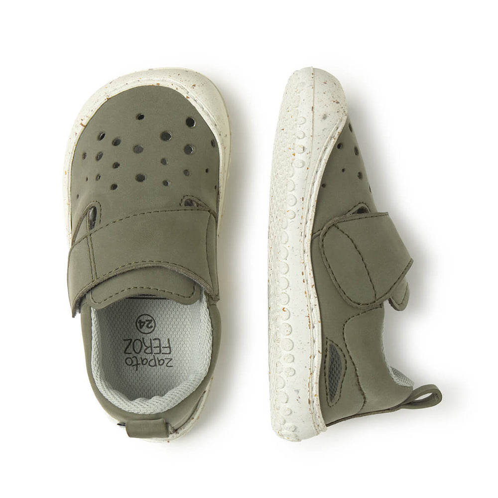 Zapato Feroz Feroz Benisa Kaki Microfibra
