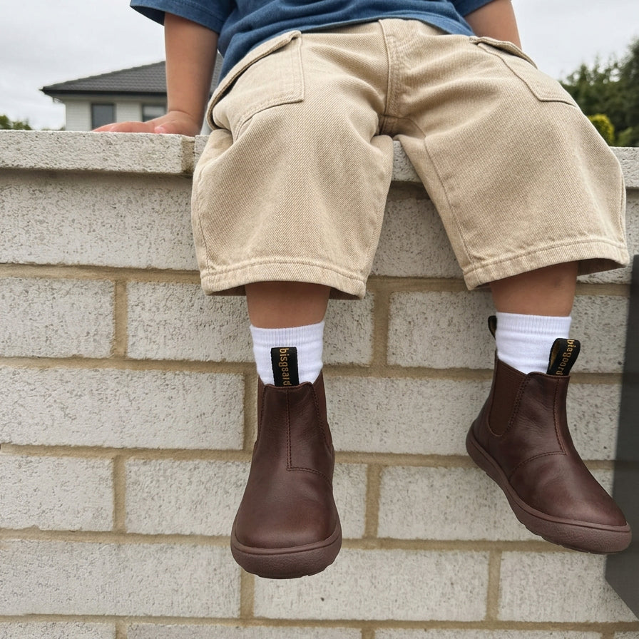 Bisgaard Barefoot Bruno marrón oscuro