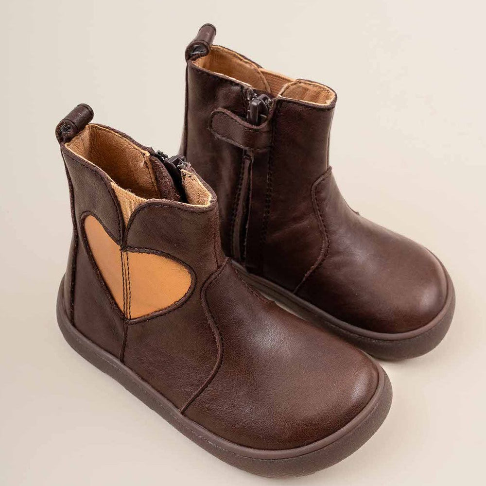 Bisgaard Barefoot Runa marrón oscuro
