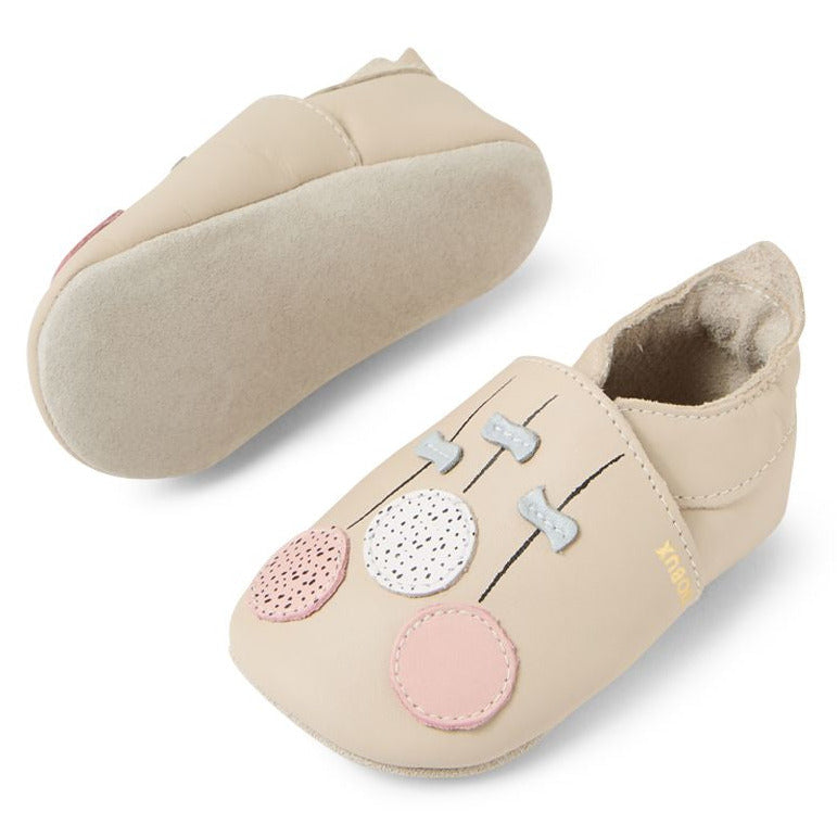 Bobux Pantuflas Balloons Milk