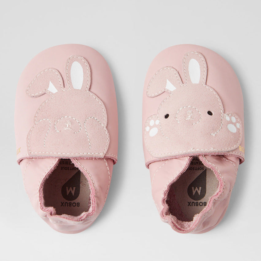 Bobux Chaussons Bunny Ballet Pink